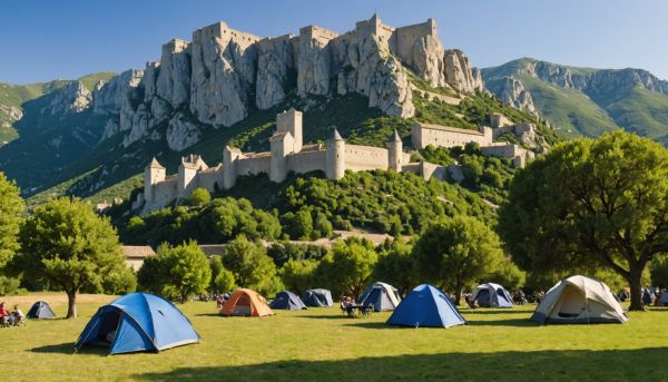 Châteaux cathares : quéribus, peyrepertuse et histoire avec le camping olivigne