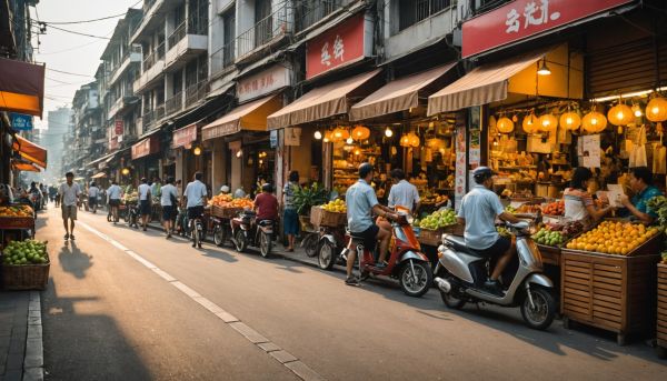Comment visiter la célèbre rue de Siam à pied ?