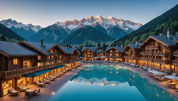 Le thermalisme au pied du mont-blanc, un combo qui attire vacanciers et résidents à l'année à saint-gervais-les-bains